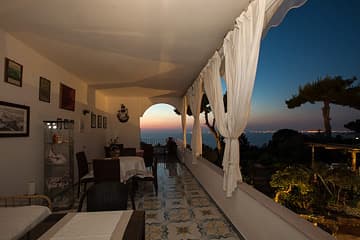 Terrace at night - Il Giardino dell'Arte